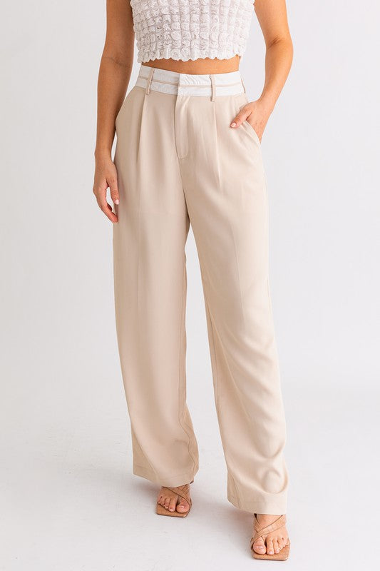 SweatyRocks Women's High Waist Pleated Pants Casual Basic Wide Leg Loose  Trouser Suit Pants Black S at Amazon Women's Clothing store