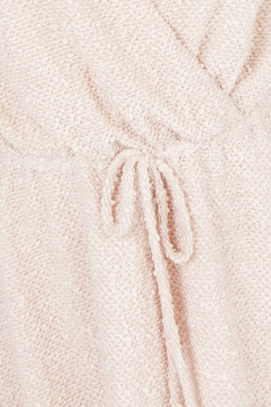 Texture Knit Dress - Beige