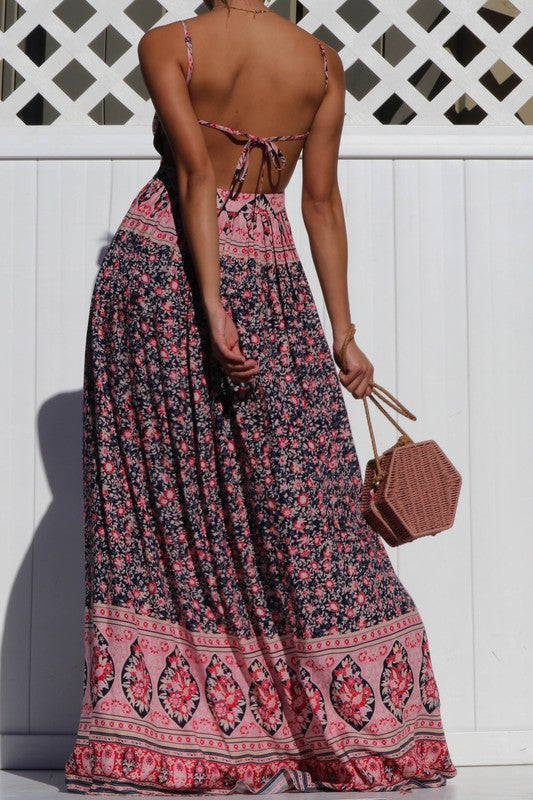 Border Print Maxi Dress Casey Mae Boutique Border Print Maxi Dress Casey Mae Boutique