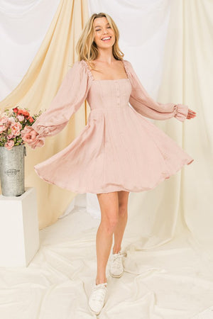 Ada Dress - Dusty Pink