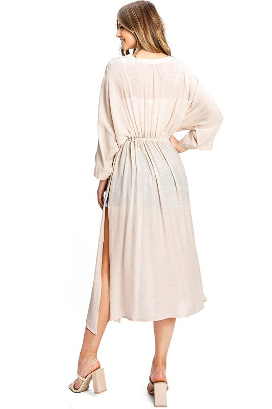 Hamptons Linen Kimono