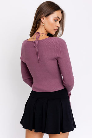 Berry Sweater Top