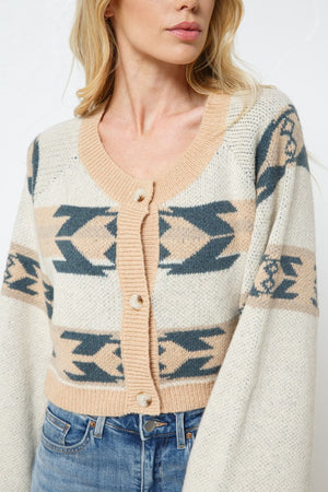 Pine Cream Sweater Cardi