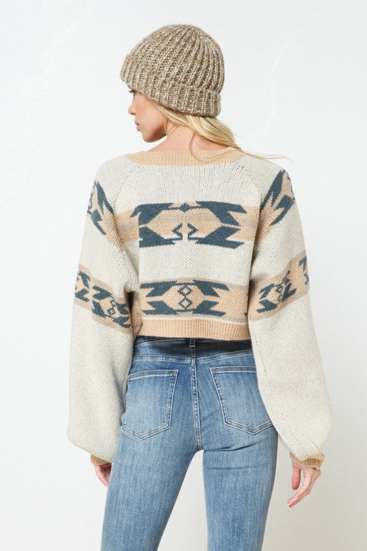 Pine Cream Sweater Cardi