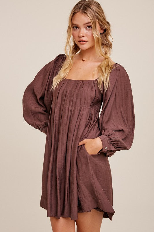 Pleated Babydoll Dress – Casey Mae Boutique