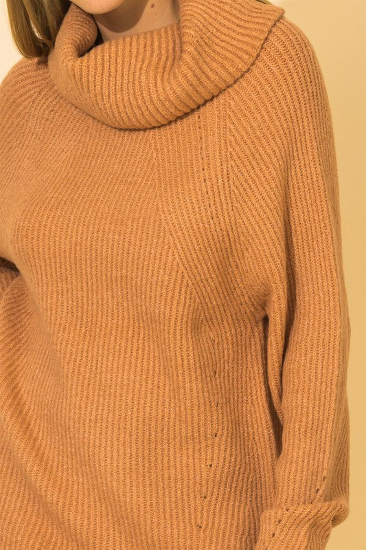 Salmon Sweater Dress